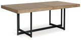 Tomtyn Light Brown Dining Table and 8 Chairs by Ashley at Eve Furniture