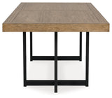 Tomtyn Light Brown Dining Table and 8 Chairs by Ashley at Eve Furniture