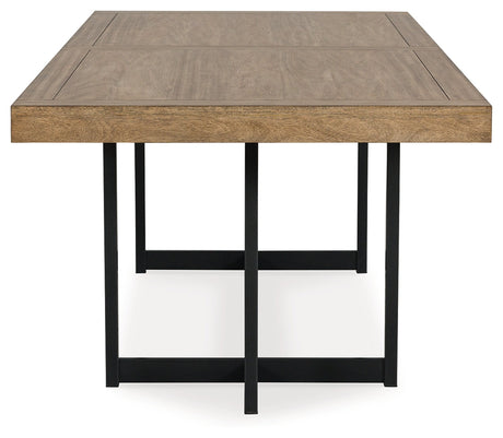 Tomtyn Light Brown Dining Table and 8 Chairs by Ashley at Eve Furniture