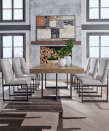 Tomtyn Light Brown Dining Table and 8 Chairs by Ashley at Eve Furniture