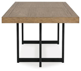 Tomtyn Light Brown Dining Table and 8 Chairs by Ashley at Eve Furniture