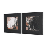 Tones of Sienna I (Set 2) by Mercana Studio Hand-Embellished Framed Artwork Matted under Glass by Mercana at Eve Furniture