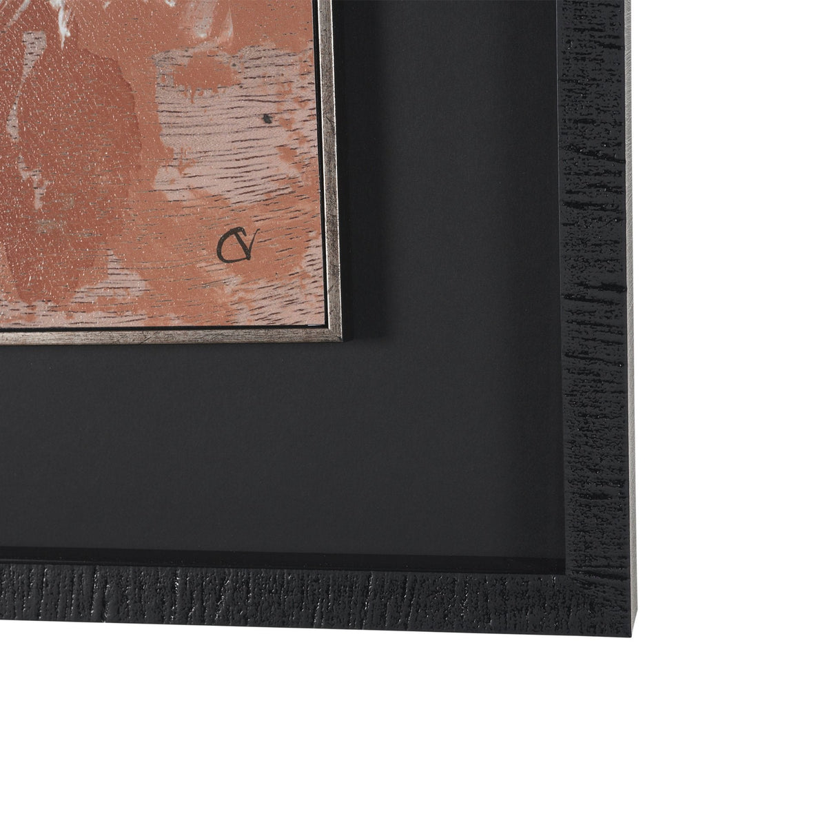 Tones of Sienna III (Set of 2) by Mercana Studio Hand-Embellished Framed Artwork Matted under Glass by Mercana at Eve Furniture
