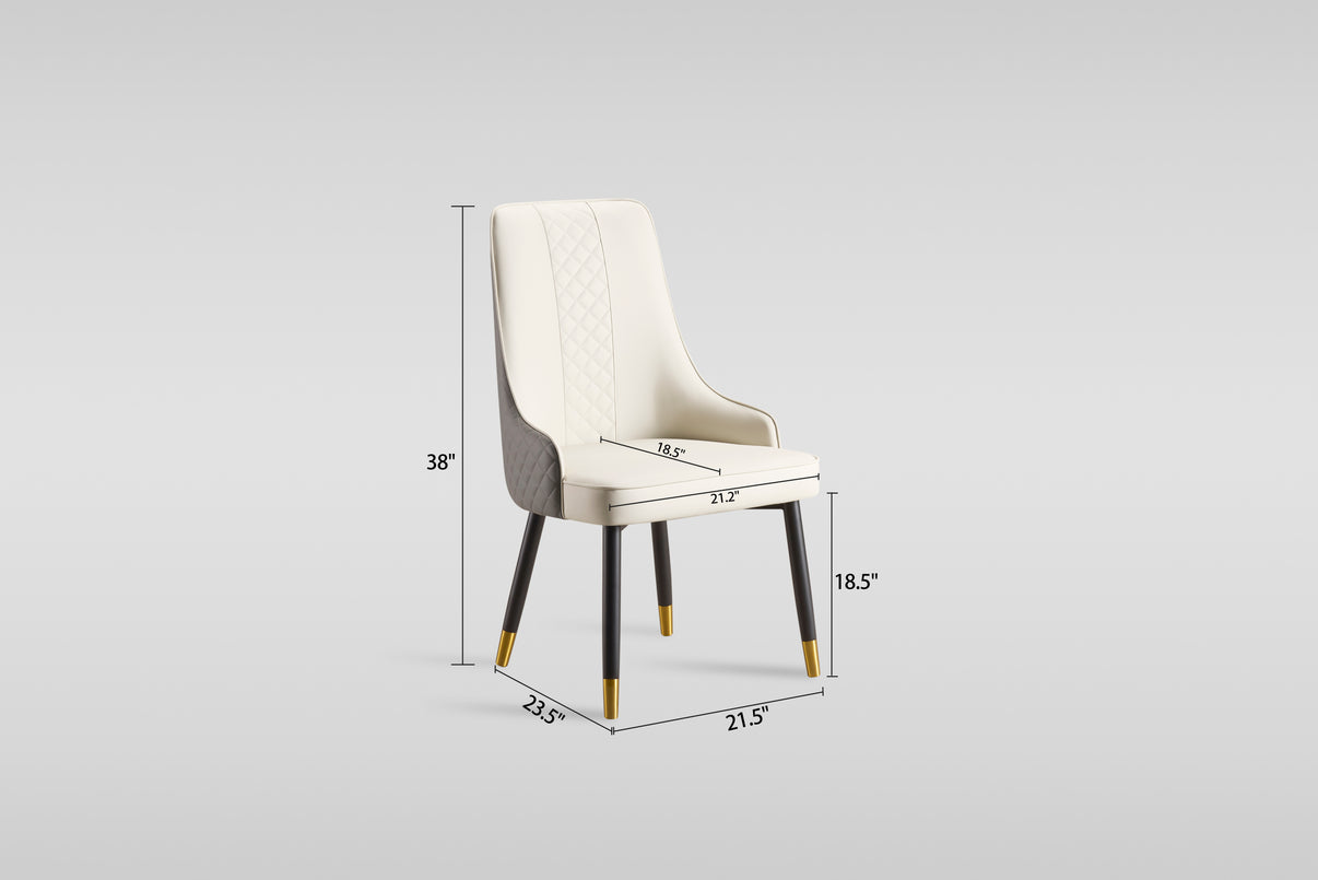 Toni (Beige/Grey) Dining Chair by New Era Innovations at Eve Furniture