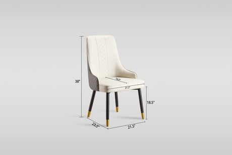 Toni (Beige/Grey) Dining Chair by New Era Innovations at Eve Furniture