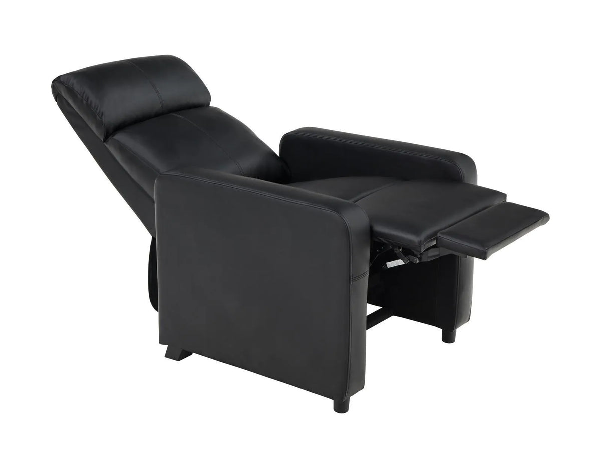 Toohey Black Home Theater Push Back Recliner by Coaster at Eve Furniture