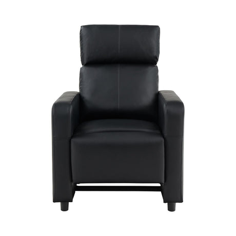 Toohey Black Home Theater Push Back Recliner by Coaster at Eve Furniture