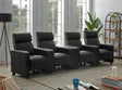 Toohey Black Upholstered Tufted Recliner Living Room Set by Coaster at Eve Furniture
