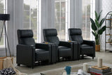 Toohey Black Upholstered Tufted Recliner Living Room Set by Coaster at Eve Furniture