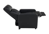 Toohey Black Upholstered Tufted Recliner Living Room Set by Coaster at Eve Furniture