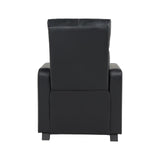 Toohey Home Theater Push Back Recliner Black