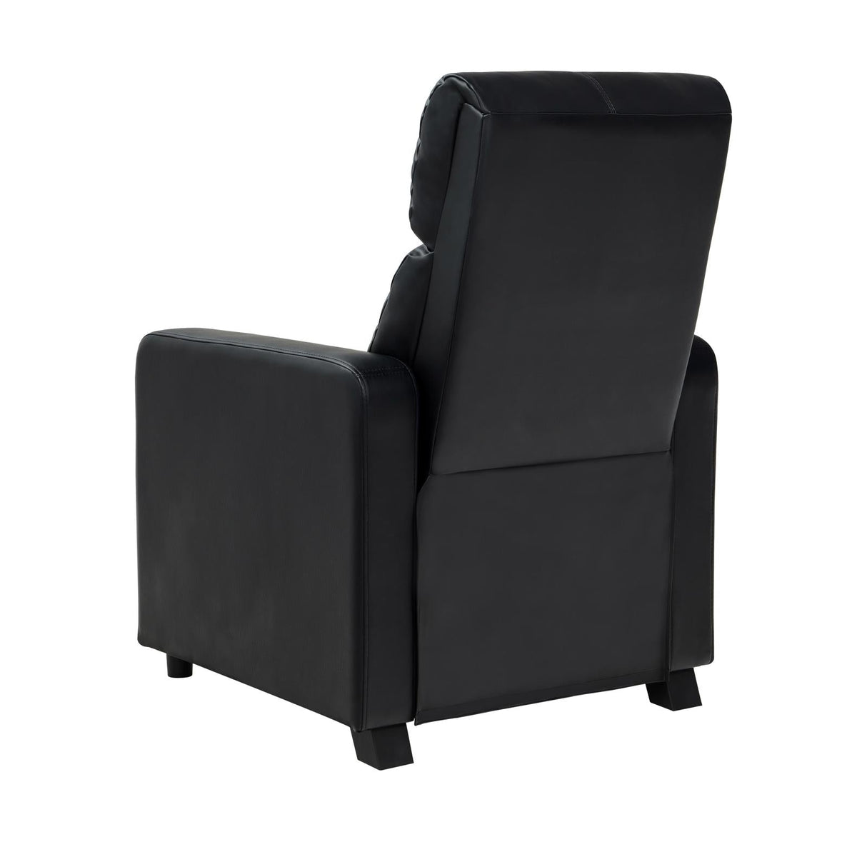 Toohey Upholstered Tufted Recliner Living Room Set Black