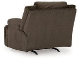 Top Tier 5-Piece Sectional with Recliner in Chocolate by Ashley at Eve Furniture