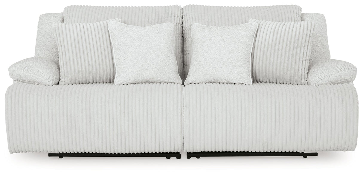 Top Tier Alloy 2-Piece Manual Reclining Modular Loveseat by Ashley at Eve Furniture