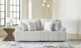 Top Tier Alloy 2-Piece Manual Reclining Modular Loveseat by Ashley at Eve Furniture