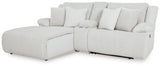 Top Tier Alloy 3-Piece Reclining Sectional with LAF Chaise by Ashley at Eve Furniture