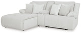 Top Tier Alloy 3-Piece Reclining Sectional with LAF Chaise by Ashley at Eve Furniture