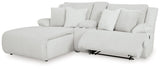 Top Tier Alloy 3-Piece Reclining Sectional with LAF Chaise by Ashley at Eve Furniture