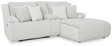Top Tier Alloy 3-Piece Reclining Sectional with RAF Chaise by Ashley at Eve Furniture