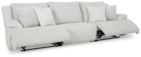 Top Tier Alloy 3-Piece Manual Reclining Modular Sofa by Ashley at Eve Furniture
