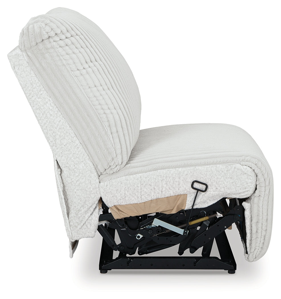Top Tier Alloy 4-Piece Left Arm Facing (Left Arm Facing (LAF)) Chaise Reclining Sectional by Ashley at Eve Furniture