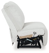 Top Tier Alloy 4-Piece Left Arm Facing (Left Arm Facing (LAF)) Chaise Reclining Sectional by Ashley at Eve Furniture