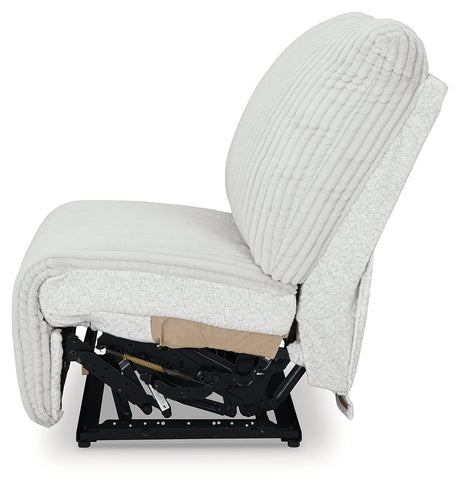 Top Tier Alloy 4-Piece Left Arm Facing (Left Arm Facing (LAF)) Chaise Reclining Sectional by Ashley at Eve Furniture