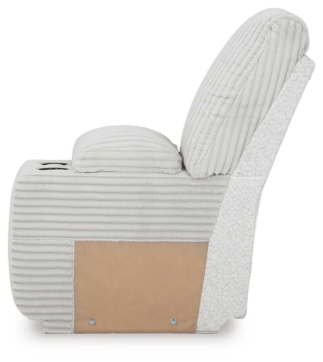 Top Tier Alloy 4-Piece Left Arm Facing (Left Arm Facing (LAF)) Chaise Reclining Sectional by Ashley at Eve Furniture