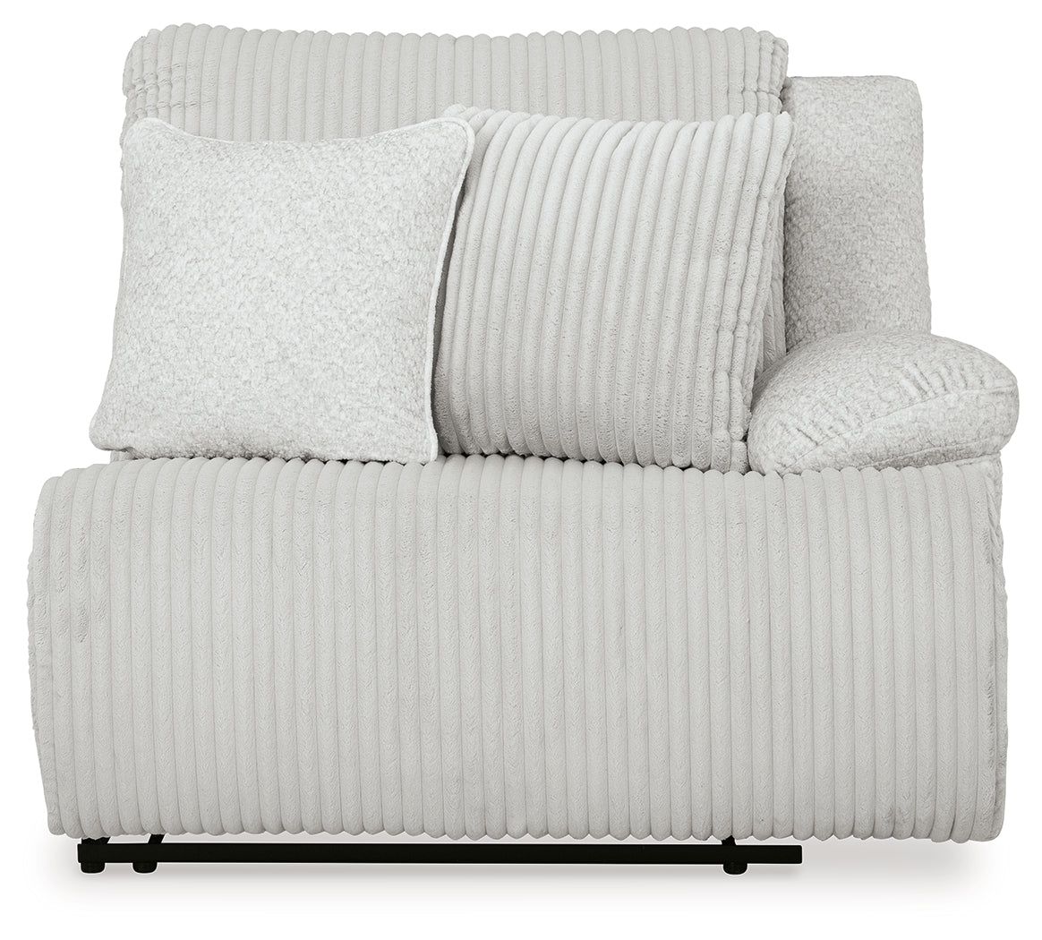 Top Tier Alloy 4-Piece Left Arm Facing (Left Arm Facing (LAF)) Chaise Reclining Sectional by Ashley at Eve Furniture