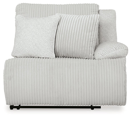 Top Tier Alloy 4-Piece Left Arm Facing (Left Arm Facing (LAF)) Chaise Reclining Sectional by Ashley at Eve Furniture
