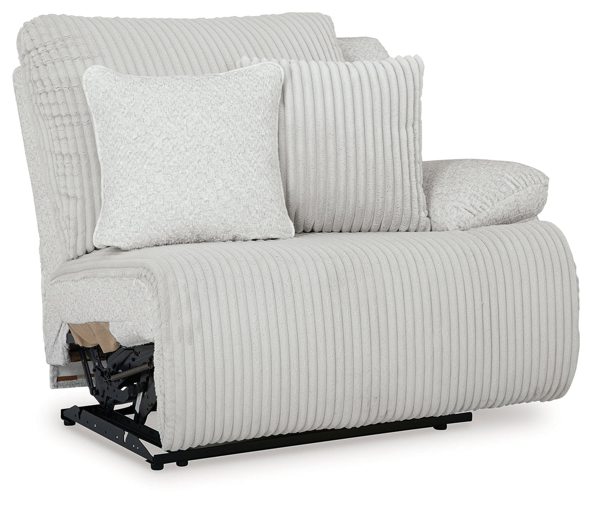 Top Tier Alloy 4-Piece Left Arm Facing (Left Arm Facing (LAF)) Chaise Reclining Sectional by Ashley at Eve Furniture