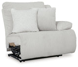 Top Tier Alloy 4-Piece Left Arm Facing (Left Arm Facing (LAF)) Chaise Reclining Sectional by Ashley at Eve Furniture
