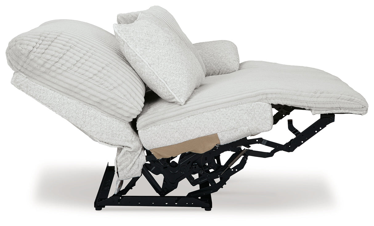 Top Tier Alloy 4-Piece Left Arm Facing (Left Arm Facing (LAF)) Chaise Reclining Sectional by Ashley at Eve Furniture