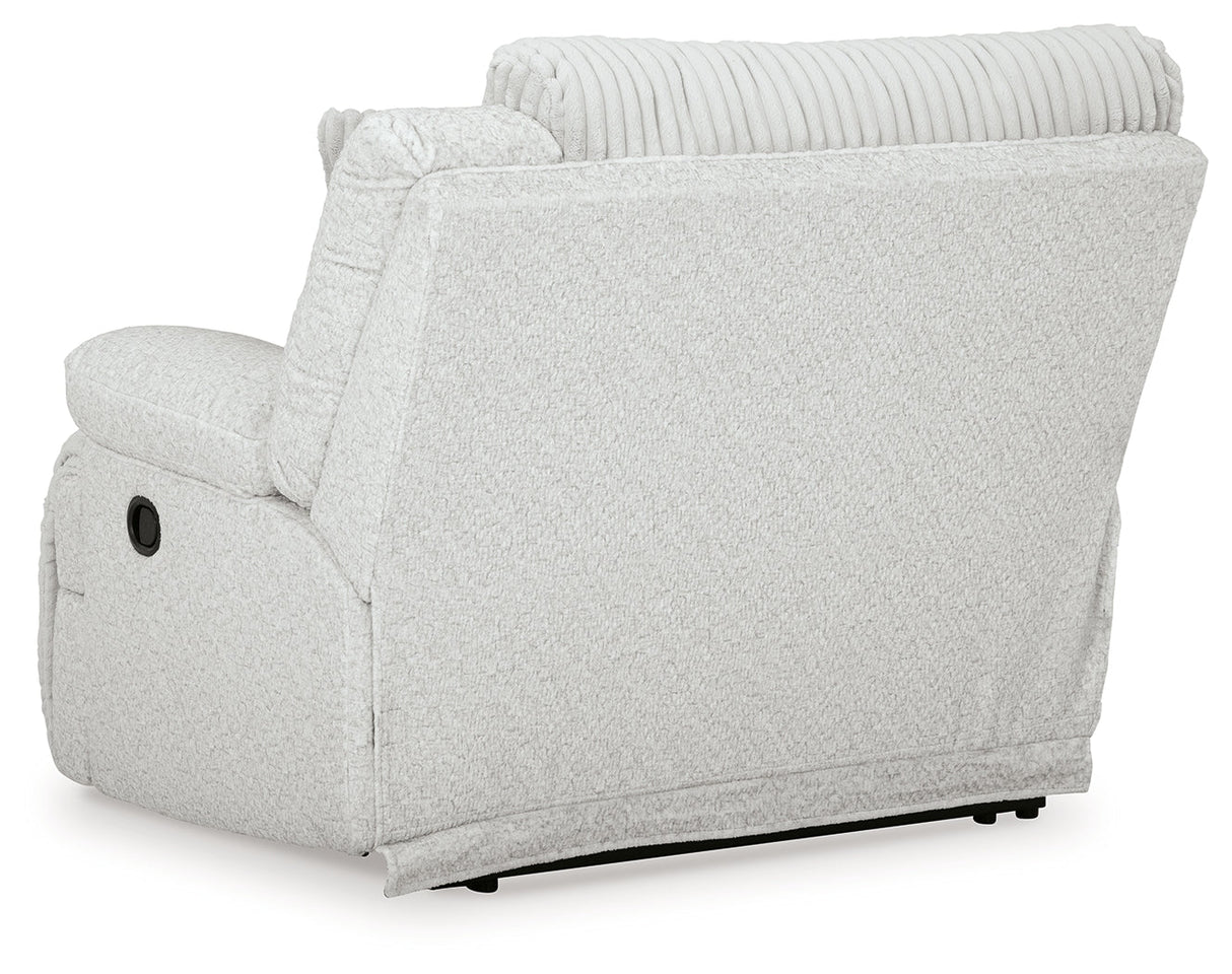 Top Tier Alloy 4-Piece Left Arm Facing (Left Arm Facing (LAF)) Chaise Reclining Sectional by Ashley at Eve Furniture