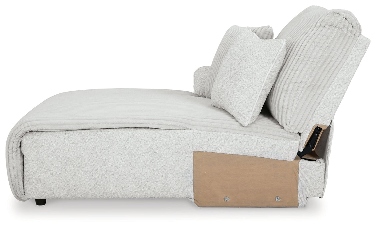 Top Tier Alloy 4-Piece Left Arm Facing (Left Arm Facing (LAF)) Chaise Reclining Sectional by Ashley at Eve Furniture