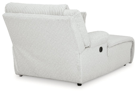 Top Tier Alloy 4-Piece Left Arm Facing (Left Arm Facing (LAF)) Chaise Reclining Sectional by Ashley at Eve Furniture