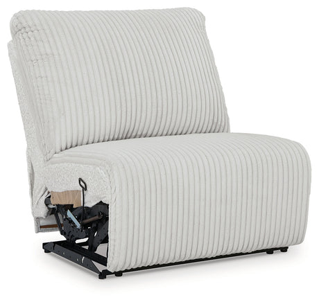 Top Tier Alloy 4-Piece Left Arm Facing (Left Arm Facing (LAF)) Chaise Reclining Sectional by Ashley at Eve Furniture