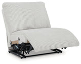 Top Tier Alloy 4-Piece Left Arm Facing (Left Arm Facing (LAF)) Chaise Reclining Sectional by Ashley at Eve Furniture