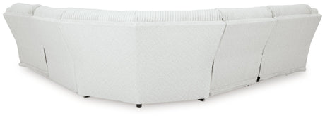 Top Tier Alloy 5-Piece Manual Reclining Modular Sectional by Ashley at Eve Furniture