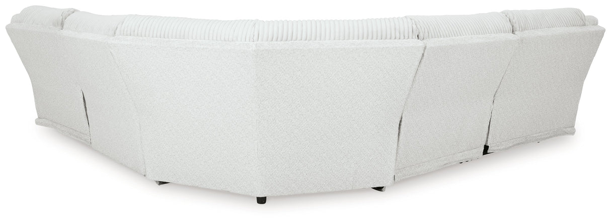 Top Tier Alloy 5-Piece Manual Reclining Modular Sectional by Ashley at Eve Furniture