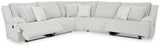 Top Tier Alloy 5-Piece Manual Reclining Modular Sectional by Ashley at Eve Furniture