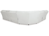 Top Tier alloy 6-Piece Reclining Sectional with Left Arm Facing (Left Arm Facing (LAF)) Chaise by Ashley at Eve Furniture