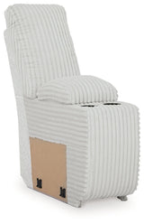 Top Tier Alloy Console with Storage by Ashley at Eve Furniture