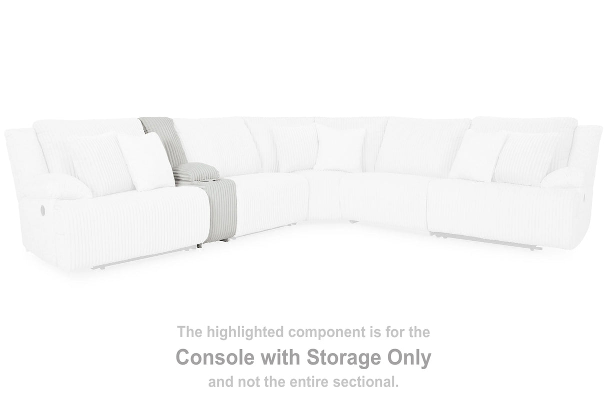 Top Tier Alloy Console with Storage by Ashley at Eve Furniture