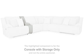 Top Tier Alloy Console with Storage by Ashley at Eve Furniture