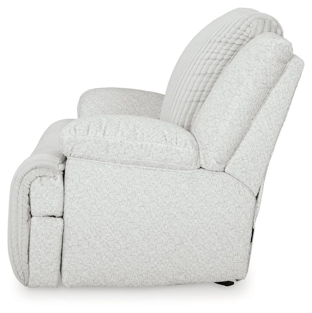 Top Tier Alloy Oversized Manual Rocker Recliner by Ashley at Eve Furniture