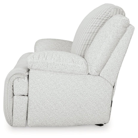Top Tier Alloy Oversized Manual Rocker Recliner by Ashley at Eve Furniture