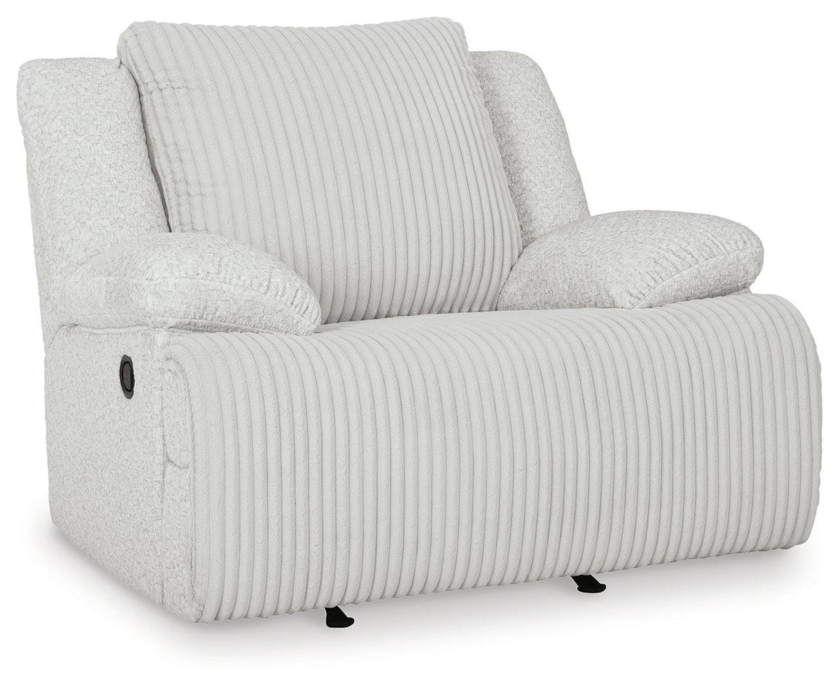 Top Tier Alloy Oversized Manual Rocker Recliner by Ashley at Eve Furniture