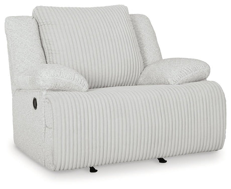 Top Tier Alloy Oversized Manual Rocker Recliner by Ashley at Eve Furniture
