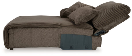 Top Tier Chocolate 4-Piece LAF Chaise Reclining Sectional by Ashley at Eve Furniture